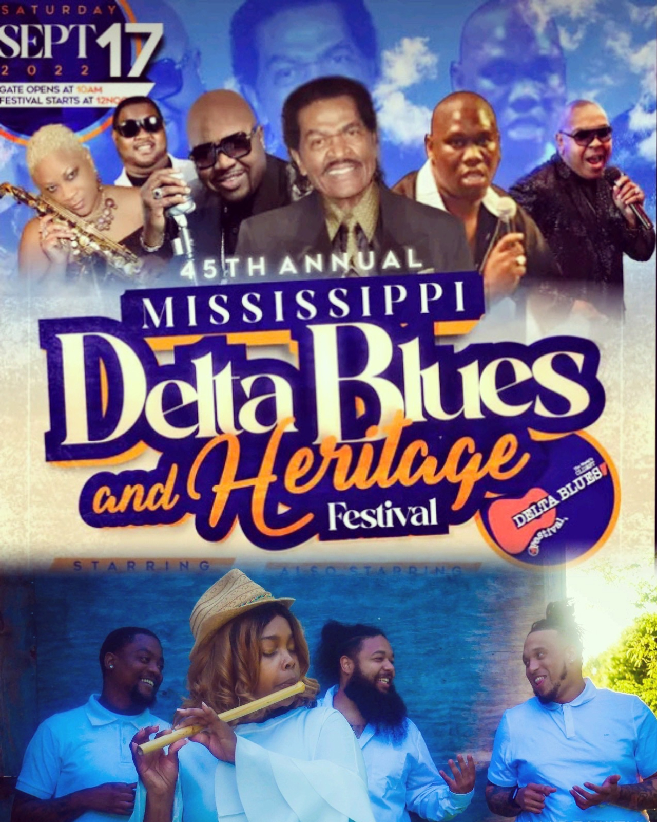 Sept 17, 2022 Greenville, MS Delta Blues & Heritage Festival G.O.A